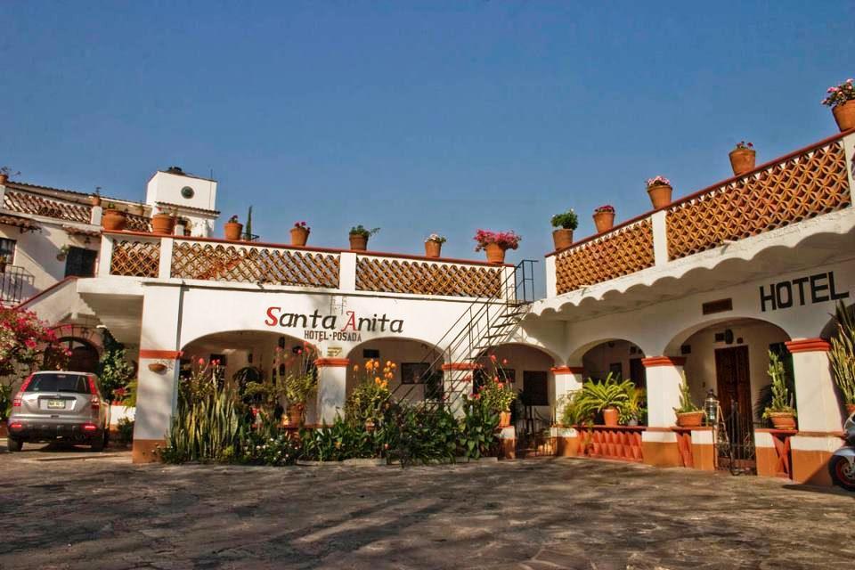 Hotel Posada Santa Anita Таско-де-Аларкон Экстерьер фото