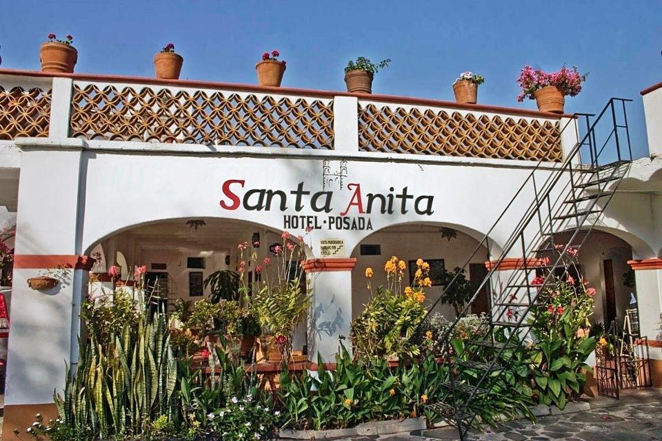 Hotel Posada Santa Anita Таско-де-Аларкон Экстерьер фото